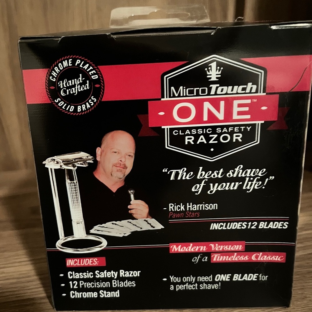 One Classic Safety Razor - Silver - Picture 2 of 2
